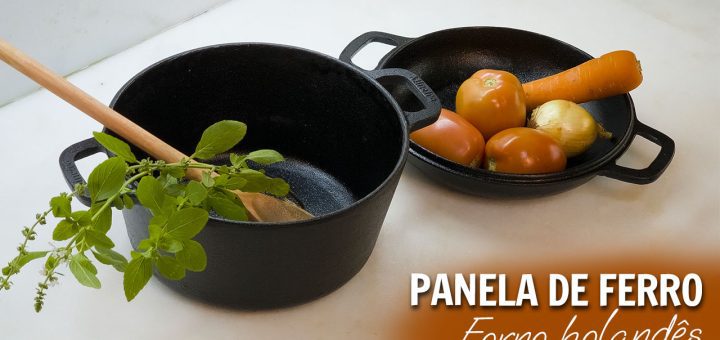panela de ferro fundido